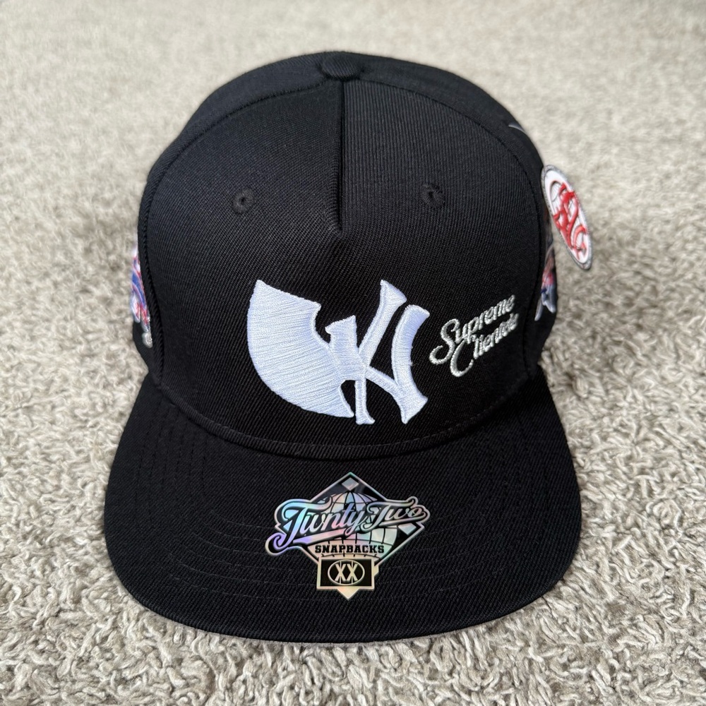 Wu-Tang Hat New York Yankees Supreme Clientele Black White Ghostface Killah Rza